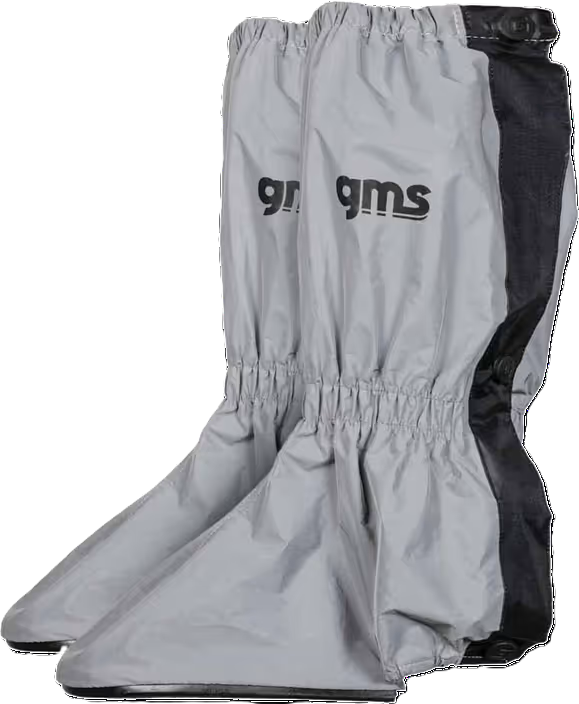 GMS Regenüberschuh Lux grau-reflektierend